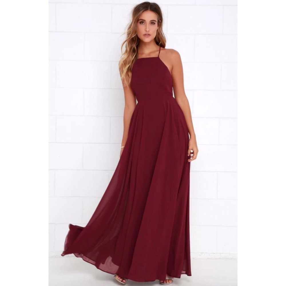 Lulu’s Burgundy Maxi Dress
